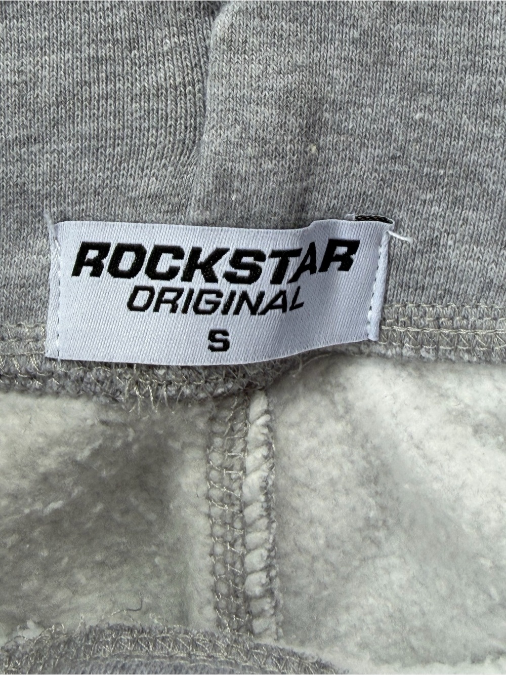Women’s Light Gray Pull‑On Jersey Shorts with Drawstring - Picture 3 of 3